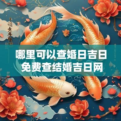 哪里可以查婚日吉日 免费查结婚吉日网站查询