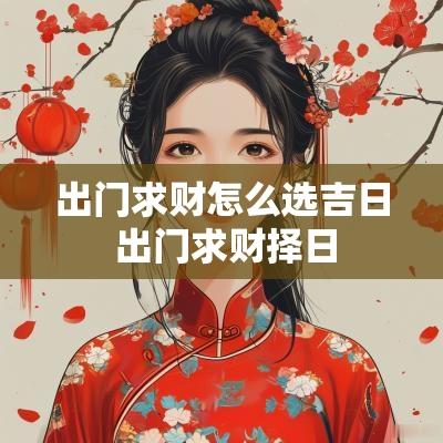 出门求财怎么选吉日 出门求财择日