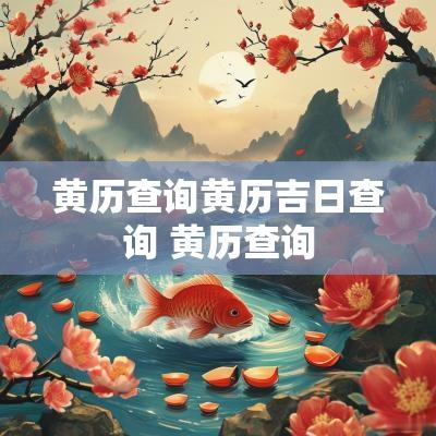黄历查询黄历吉日查询 黄历查询