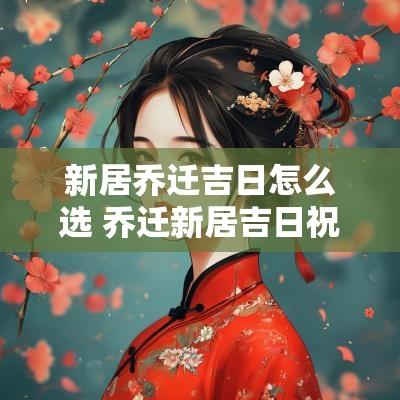新居乔迁吉日怎么选 乔迁新居吉日祝福语