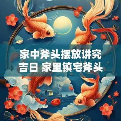 家中斧头摆放讲究吉日 家里镇宅斧头什么时间放