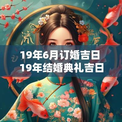 19年6月订婚吉日 19年结婚典礼吉日