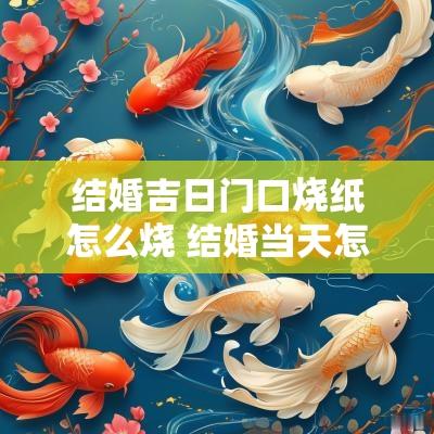 结婚吉日门口烧纸怎么烧 结婚当天怎么烧香