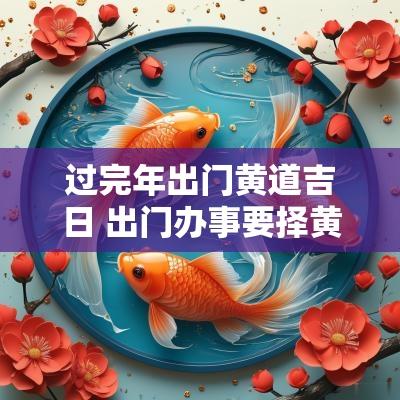 过完年出门黄道吉日 出门办事要择黄道吉日