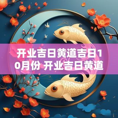 开业吉日黄道吉日10月份 开业吉日黄道吉日