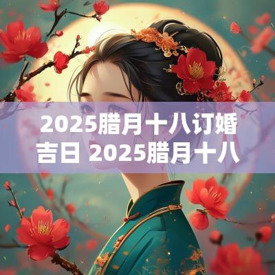 2025腊月十八订婚吉日 2025腊月十八订婚好不好