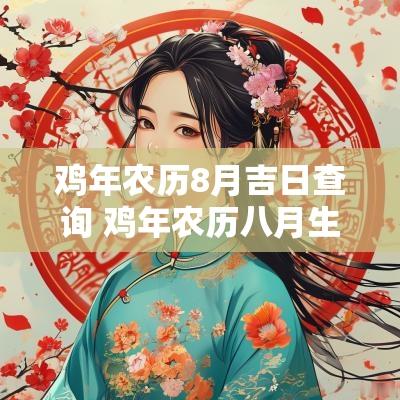 鸡年农历8月吉日查询 鸡年农历八月生子吉日