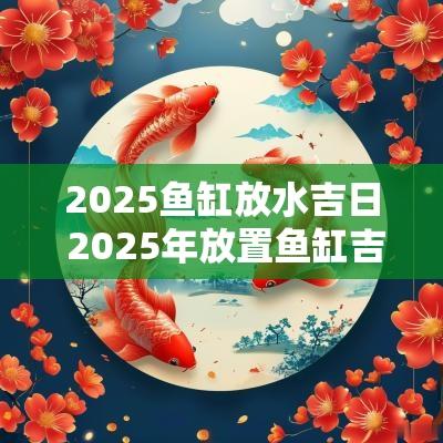 2025鱼缸放水吉日 2025年放置鱼缸吉日