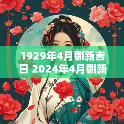 1929年4月翻新吉日 2025年4月翻新吉日一览表