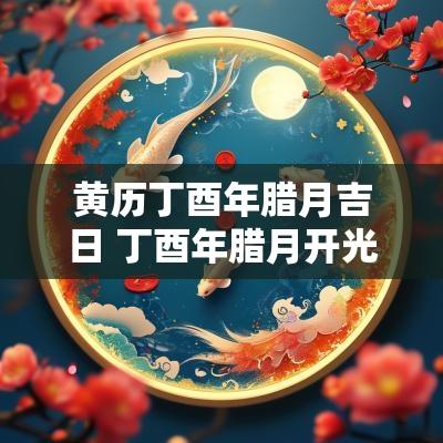 黄历丁酉年腊月吉日 丁酉年腊月开光吉日查询