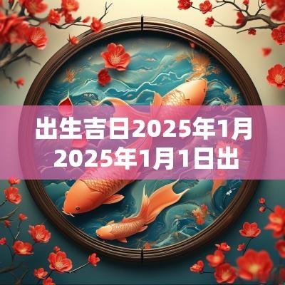出生吉日2025年1月 2025年1月1日出生的女宝宝属什么