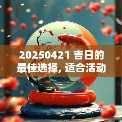 20250421 吉日的最佳选择, 适合活动的良辰