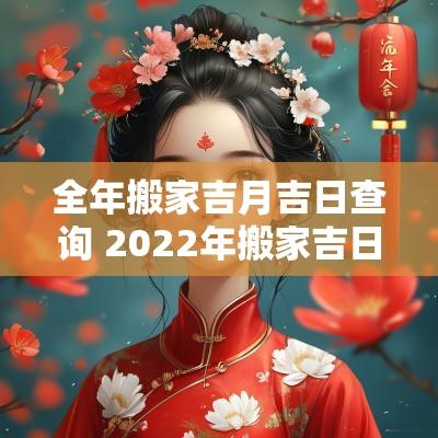 全年搬家吉月吉日查询 2025年搬家吉日查询一览表