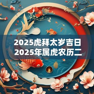 2025虎拜太岁吉日 2025年属虎农历二月结婚吉日表