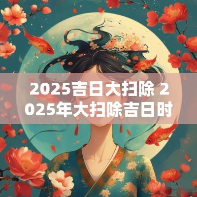 2025吉日大扫除 2025年大扫除吉日时间表