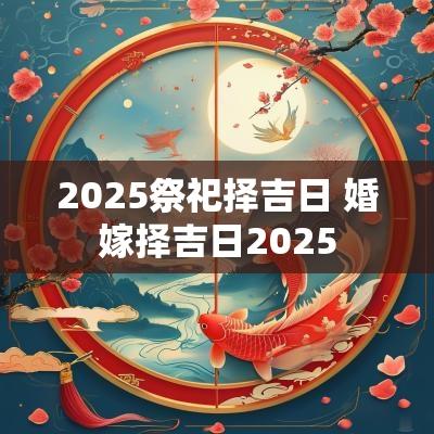 2025祭祀择吉日 婚嫁择吉日2025