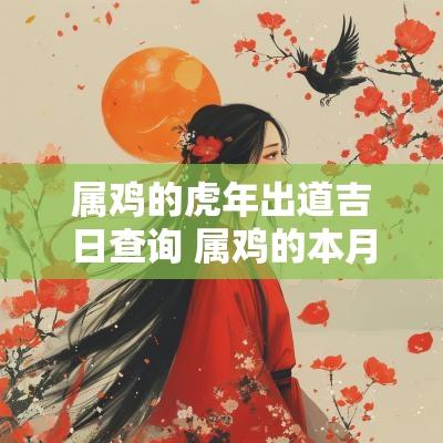 属鸡的蛇年出道吉日查询 属鸡的本月黄道吉日