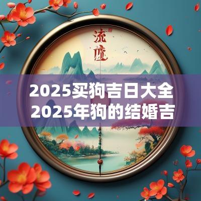 2025买狗吉日大全 2025年狗的结婚吉日