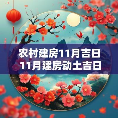 农村建房11月吉日 11月建房动土吉日查询