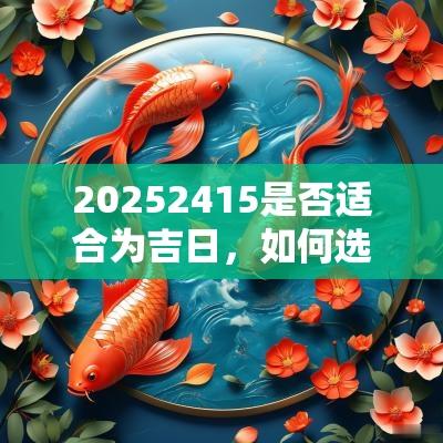20252415是否适合为吉日，如何选择吉日