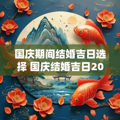 国庆期间结婚吉日选择 国庆结婚吉日2025