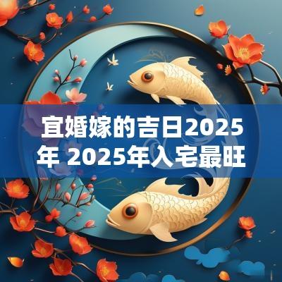 宜婚嫁的吉日2025年 2025年入宅最旺吉日