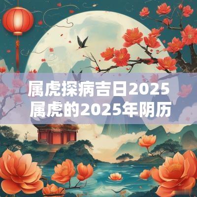 属虎探病吉日2025 属虎的2025年阴历吉日