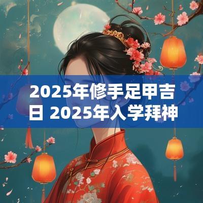 2025年修手足甲吉日 2025年入学拜神吉日
