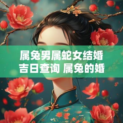 属兔男属蛇女结婚吉日查询 属兔的婚配最佳配对兔和蛇