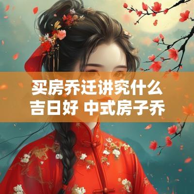 买房乔迁讲究什么吉日好 中式房子乔迁吉日吉时选择