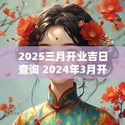 2025三月开业吉日查询 2025年3月开业吉日查询表