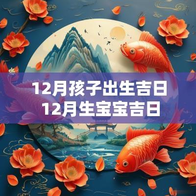 12月孩子出生吉日 12月生宝宝吉日