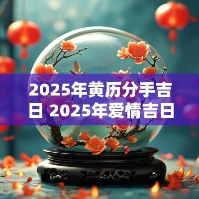 2025年黄历分手吉日 2025年爱情吉日图