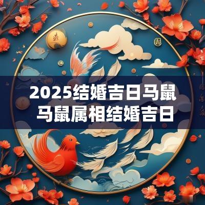 2025结婚吉日马鼠 马鼠属相结婚吉日2025