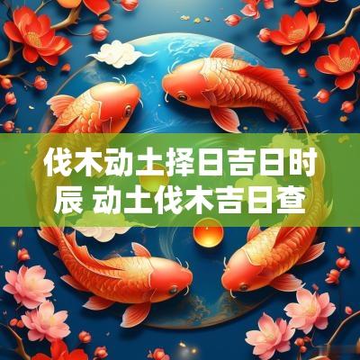 伐木动土择日吉日时辰 动土伐木吉日查询