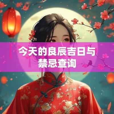 今天的良辰吉日与禁忌查询