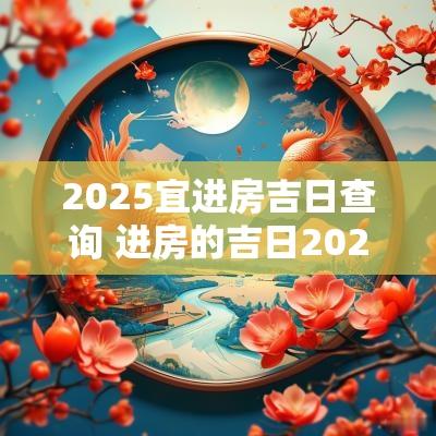 2025宜进房吉日查询 进房的吉日2025