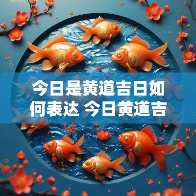 今日是黄道吉日如何表达 今日黄道吉日查询宜忌