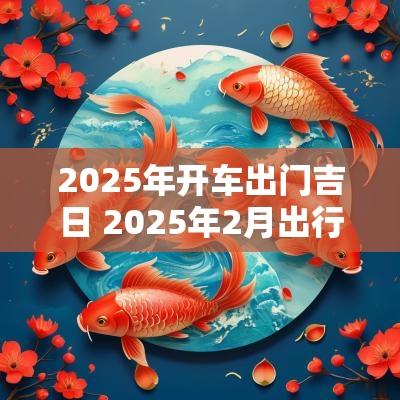 2025年开车出门吉日 2025年2月出行吉日