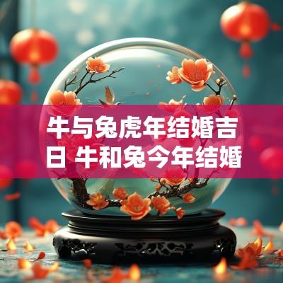 牛与兔蛇年结婚吉日 牛和兔今年结婚黄道吉日
