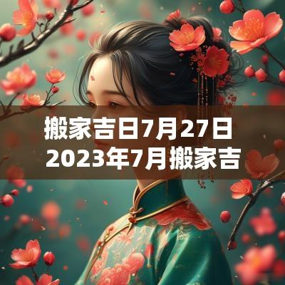 搬家吉日7月27日 2025年7月搬家吉日一览表