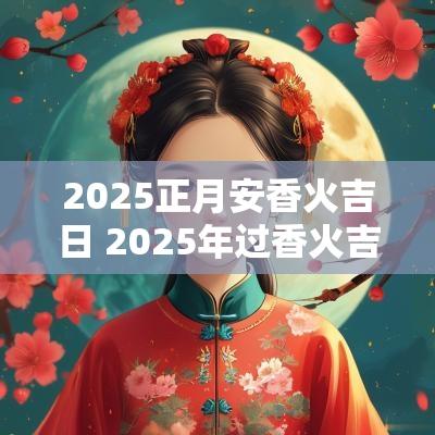 2025正月安香火吉日 2025年过香火吉日