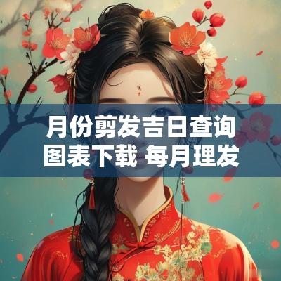 月份剪发吉日查询图表下载 每月理发吉日查询