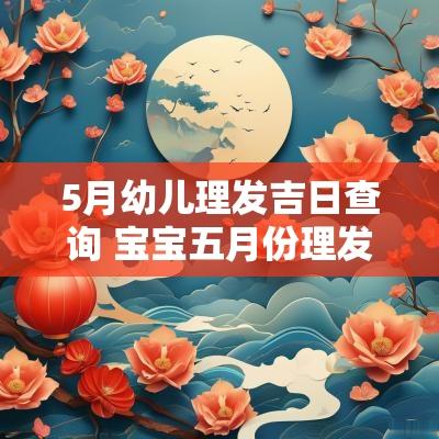 5月幼儿理发吉日查询 宝宝五月份理发吉日