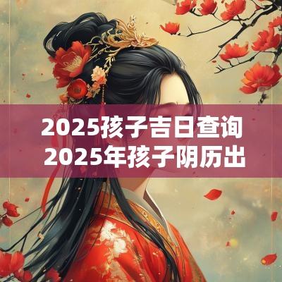 2025孩子吉日查询 2025年孩子阴历出生吉日