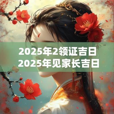 2025年2领证吉日 2025年见家长吉日