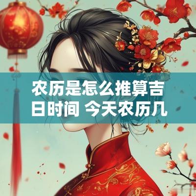 农历是怎么推算吉日时间 今天农历几月几日是吉日