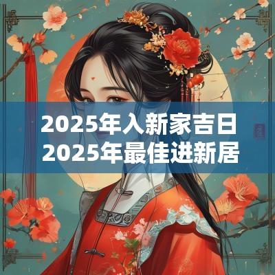 2025年入新家吉日 2025年最佳进新居吉日