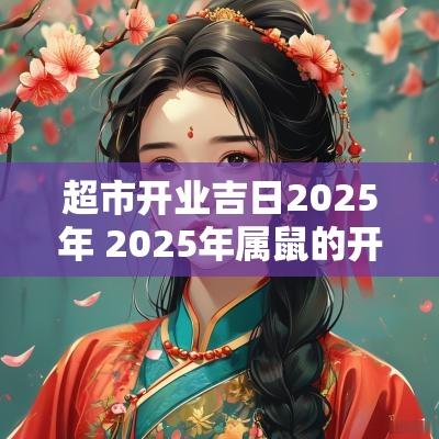 超市开业吉日2025年 2025年属鼠的开业吉日