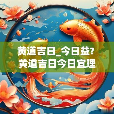 黄道吉日_今日益? 黄道吉日今日宜理发